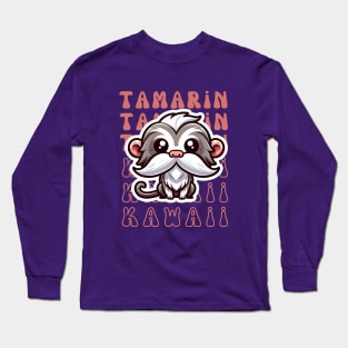 Kawaii Tamarin Long Sleeve T-Shirt